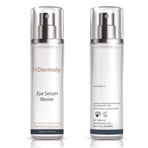 Eye serum bottle design Design by vesmil