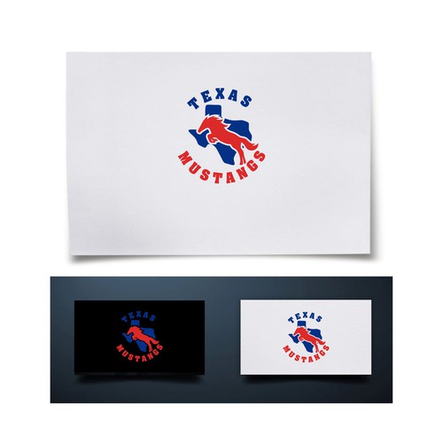 Texas Mustangs Design by SGrph