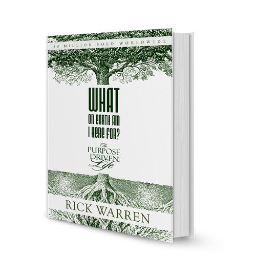 Book cover redesign for "What on Earth Am I Here For? The Purpose Driven Life" by Rick Warren Design by Ramshad Mohammed