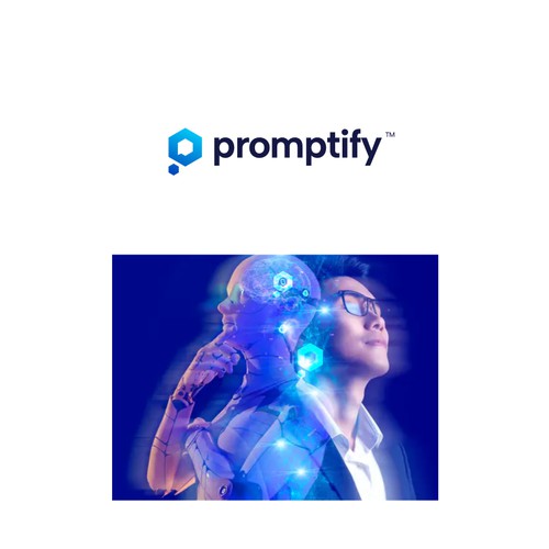 Modern, Simple and Sleek Logo for Promptify.com Design by designhatti