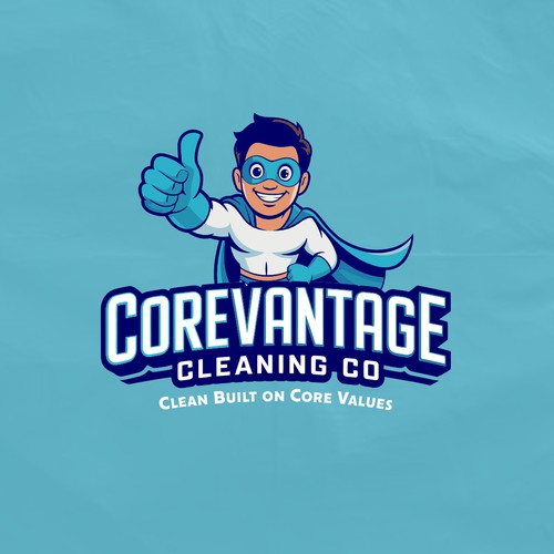 Take me from Zero to Hero! Design my cleaning business logo! Design by ᑎᗩᗷᗴᗴᒪ