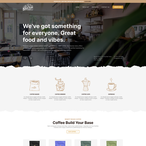 Landing page design contest entry by TungNS