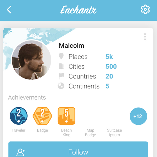 Travel Badges/Achievements Design by suthemeny