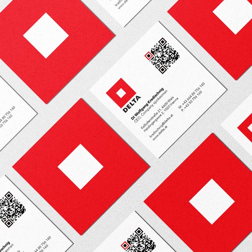 DELTA Business Card Relaunch-ontwerp door PNX Graphics