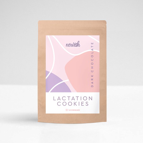 Design feminine, elegant, clean labels for Lactation Products Design by PolinaShee