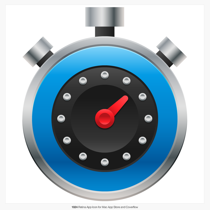 Stopwatch app icon for Mac OS X app "Menu Stopwatch" Icon or button contest