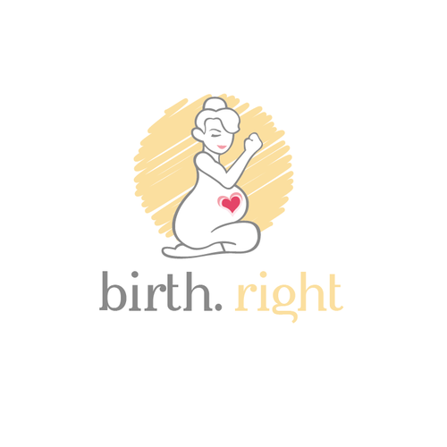 Create an awesome, noticeable and approachable logo for birth.right Design by d'sun