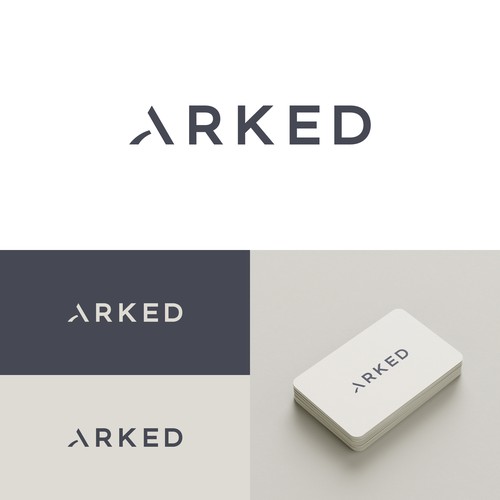 Logo and brand design for Arked Oy Design by polykindly