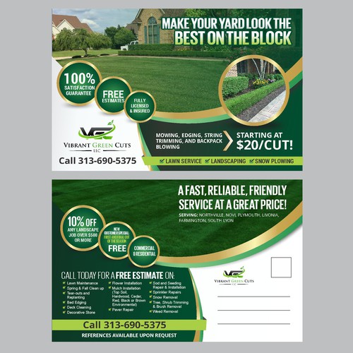 Lawn and Landscape Advertisement Design by Dzine Solution