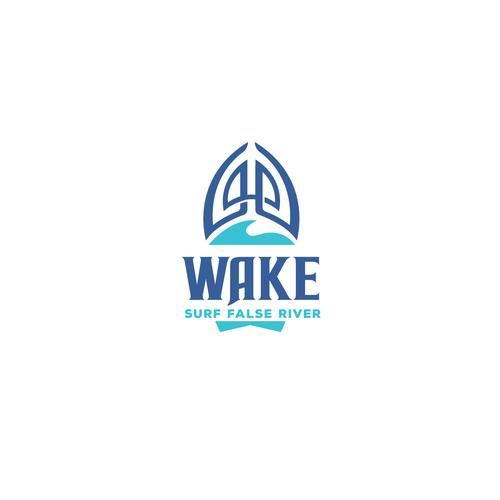 Edgy/sophisticated wake surf logo for a female/male group of wake surfers that embody a luxury life. Nothing predictable Design by oopz