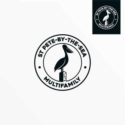 Sophisticated Florida Pelican Logo Design by SilverD™