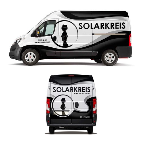 Car, truck or van wrap contest entry by CrowAmox