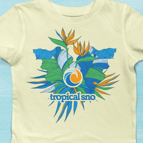 Tropical T-Shirt Design Design by zzzArt
