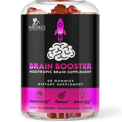 Brain Booster Supplement Design Needed for Nature's Nutrition Design by EffieK