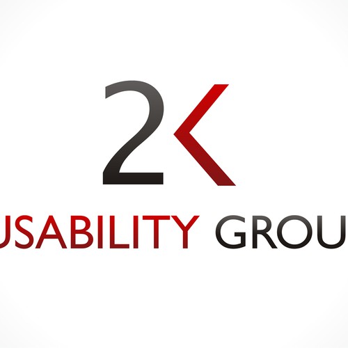 2K Usability Group Logo: Simple, Clean Diseño de Worm13