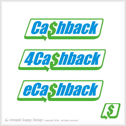 Logo Design for a CashBack website Diseño de Intrepid Guppy Design