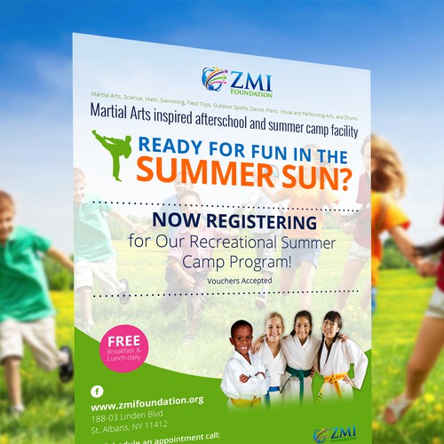 ZMI Foundation Summer Camp Flyer