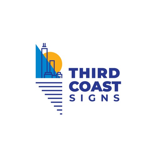 New vibrant business logo and branding for a sign making company serving Chicago Design by Azwar_Design®