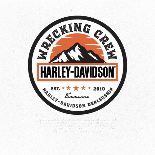 Wrecking crew deals harley davidson