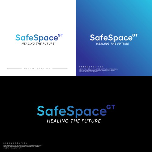 Design Artistic Expression for Mental Health Innovation: Design the SafeSpace GT Logo di ''DreamCreation''