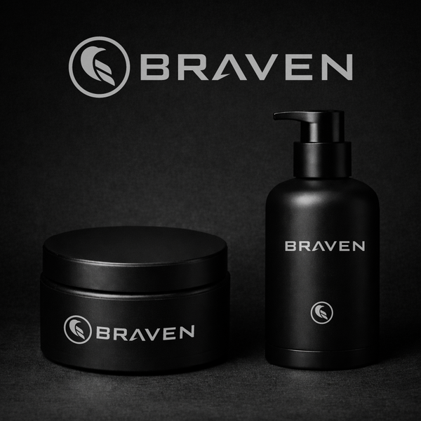 Bold and High End Men's Grooming Brand Identity