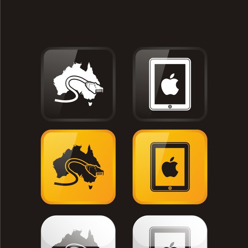 icon or button design for Com2 Communications Design por yellomello