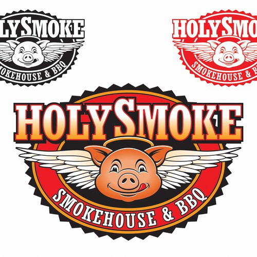 Designs | New logo wanted for Holy Smoke - Smokehouse & BBQ | Logo ...