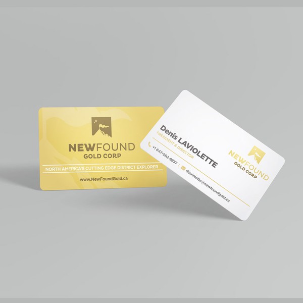 Business Card for New Found Gold Corp