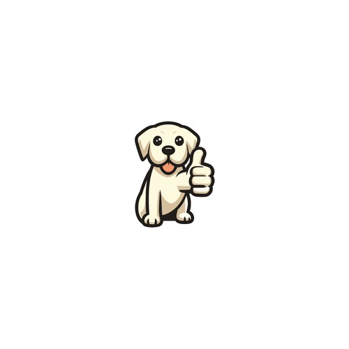 Collaboration team needs a fun mascot design of a Labrador dog Design by N & N