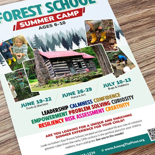 Design Forest School summer camp por Y&B