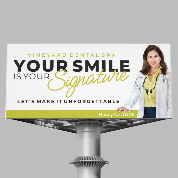 Vineyard Dental Spa Billboard
