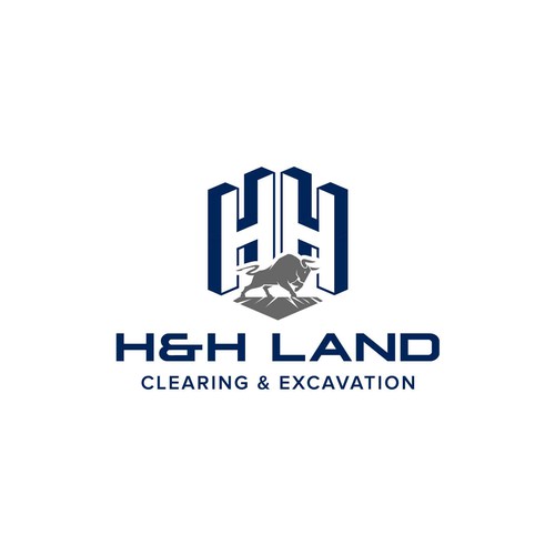 LOGO AND LETTER HEAD FOR H&H LAND CLEARING AND EXEXCAVATION Réalisé par The Last Hero™