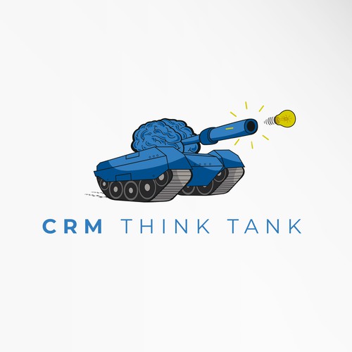 Design a fun CRM Think Tank logo Design by Ale Ale Alejandro™