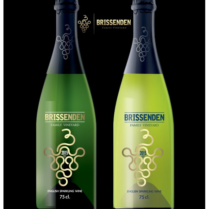 Bring our English Sparkling Wine brand to life with a logo and label