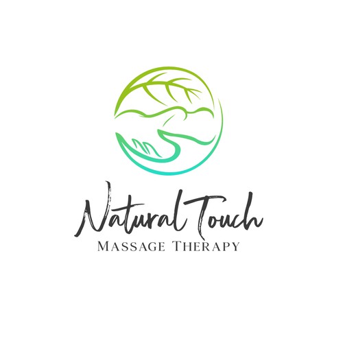 New massage therapy business Design by Grey Crow Designs
