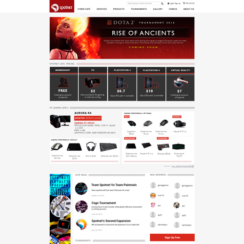 Spotnet website Design by Zeal Design