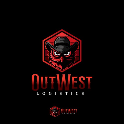 OutWest Logistics Logo and Icon Design by Thespian⚔️