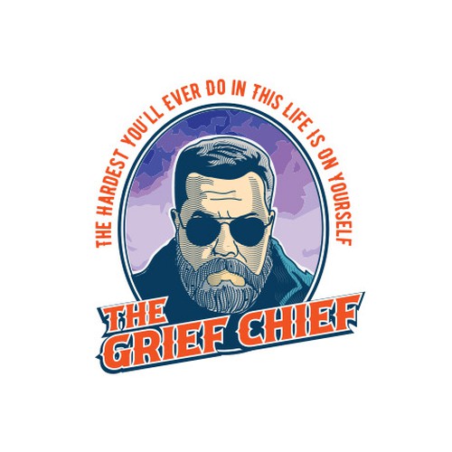 The Grief Chief. Help me make a design that will attract people/families that need help. Design by Li Xian