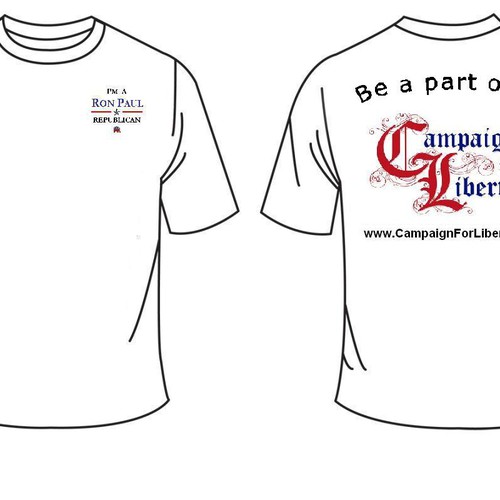 Campaign for Liberty Merchandise Design por NYB