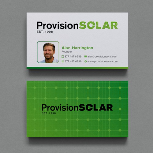 Solar Business Cards Design by Shila Rani Das