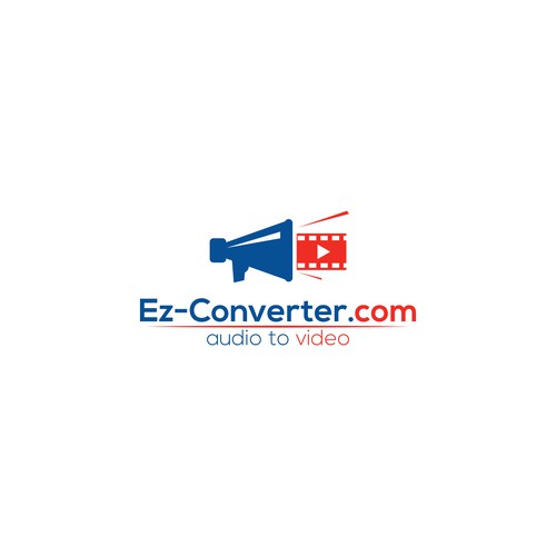 ez-converter logo: audio to video Design by Alam_H