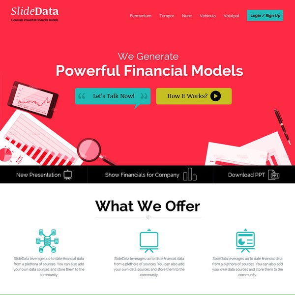 Landing page