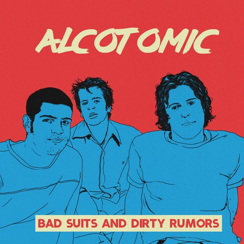 CD cover for a 90's underground power/pop band comeback! Design by rifally