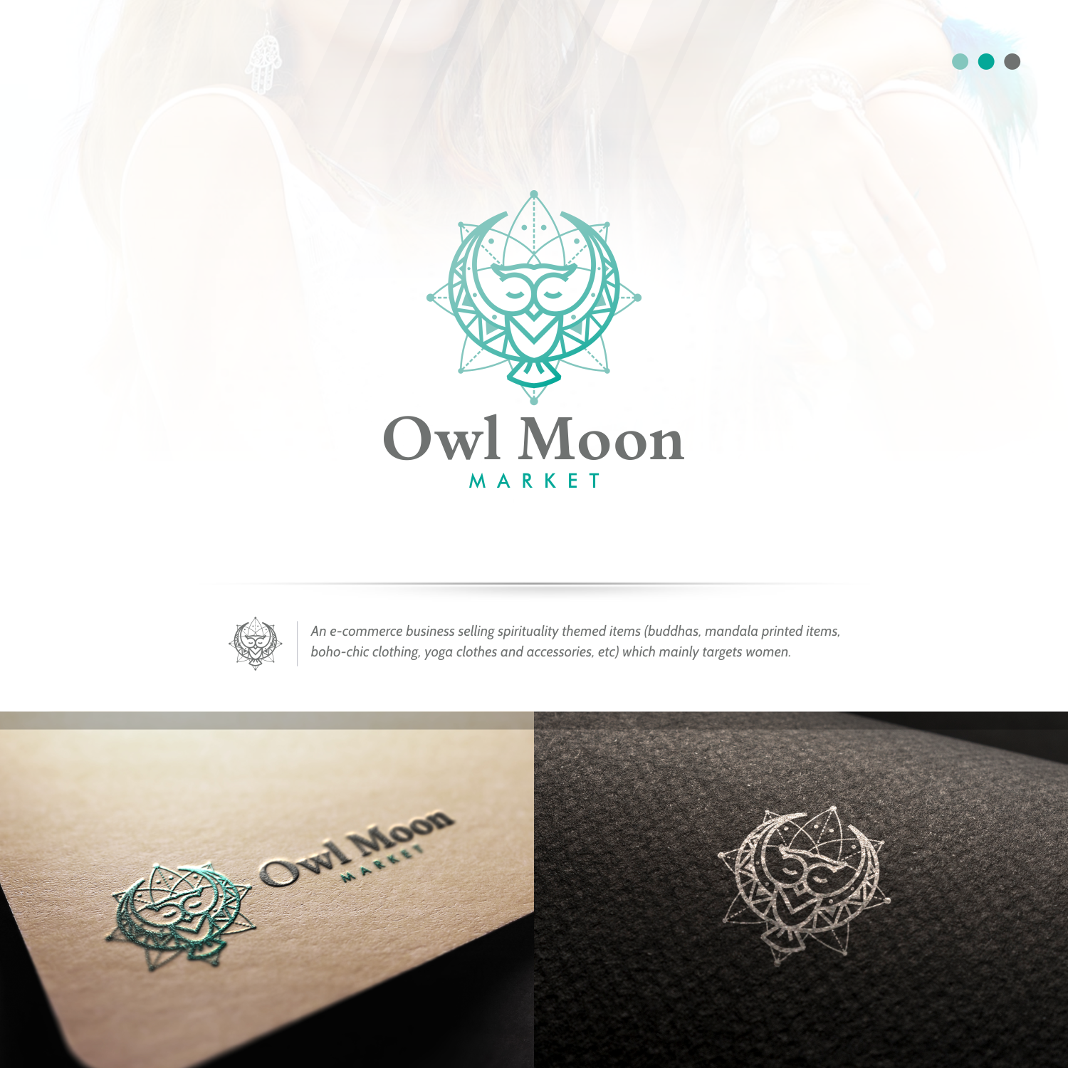 ANDMARY】Luna logo tops