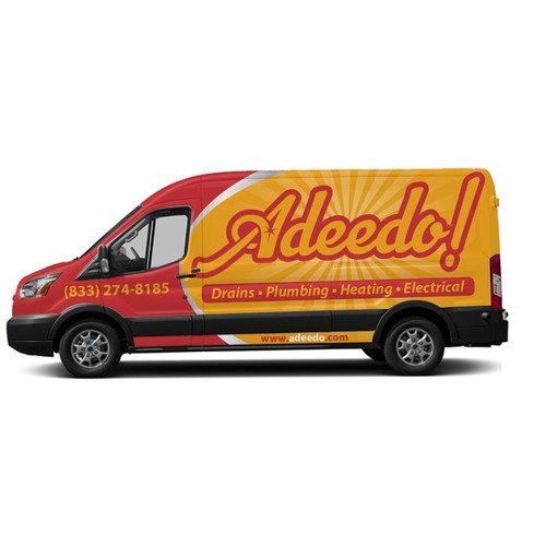 Van Wrap For Service Company Design by xen art
