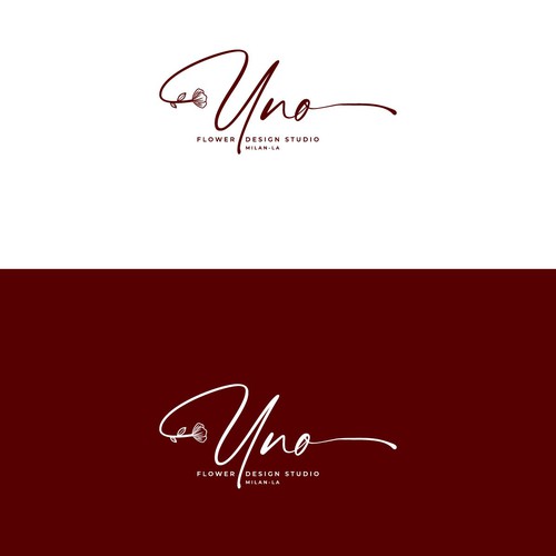 "UNO Flower Design Studio - Floral Brand for Los Angeles" winning Logo design