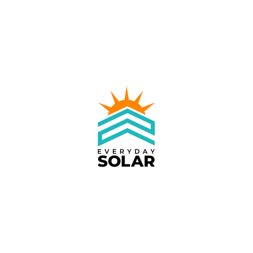 Everyday Solar Logo Design Design by AH Designs ⭐️