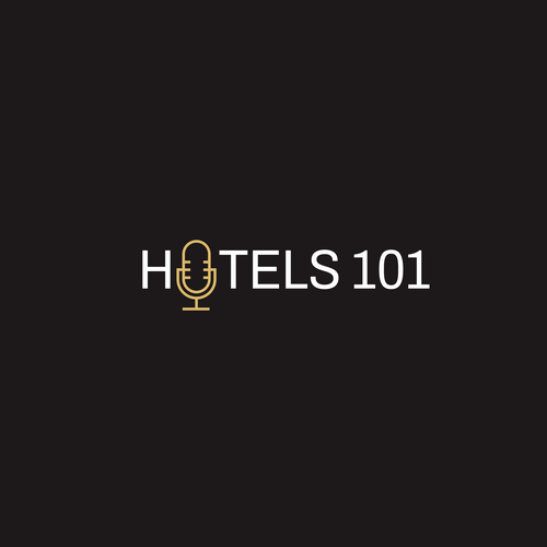 Create a logo for a podcast called - Hotels 101 - incorporate a hotel in the logo Design by Ghouvan