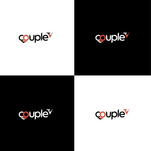 Couple.tv - Dating game show logo. Fun and entertaining. Design von Livorno