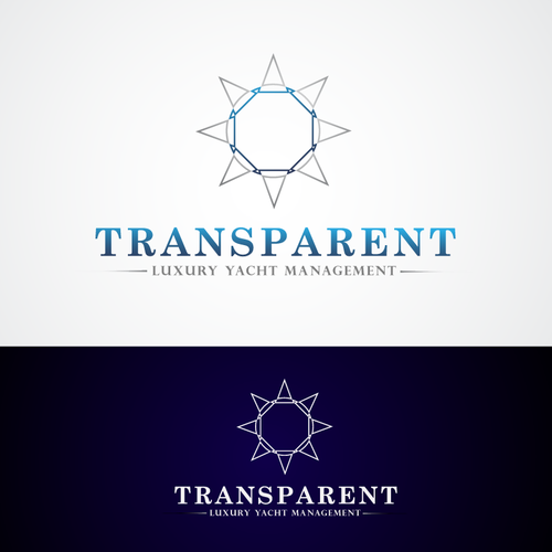 logo for TRANSPARENT Luxury Yacht Management Design by stolb